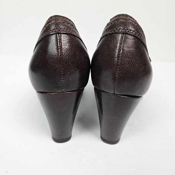 Indigo by Clarks Lea Sylvie II Retro Mary Jane Round Toe Chunky Heel Pump 7.5 - Picture 6 of 11